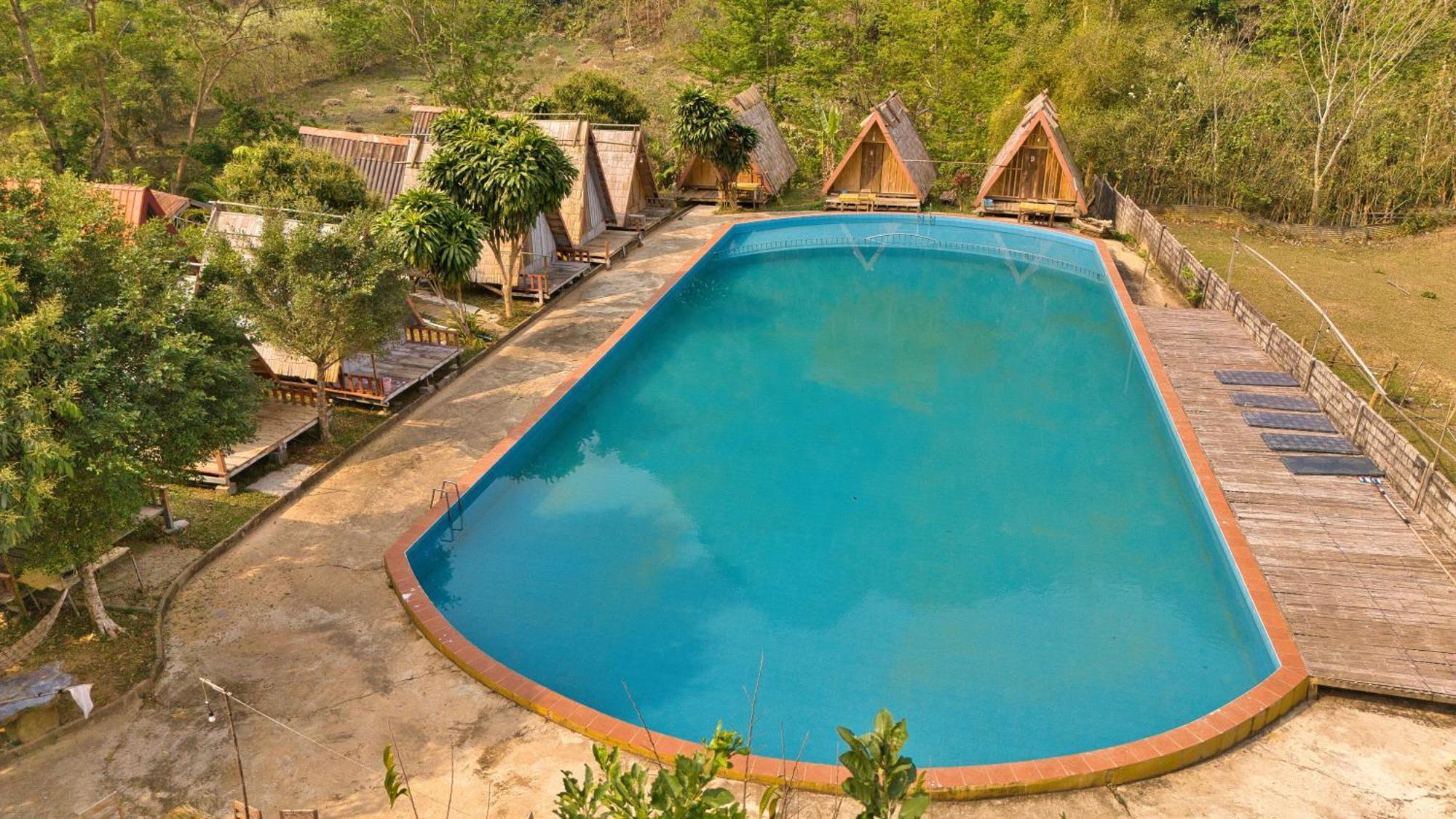 Campingsite Swimming Pool Ban Nongkham Exterior foto
